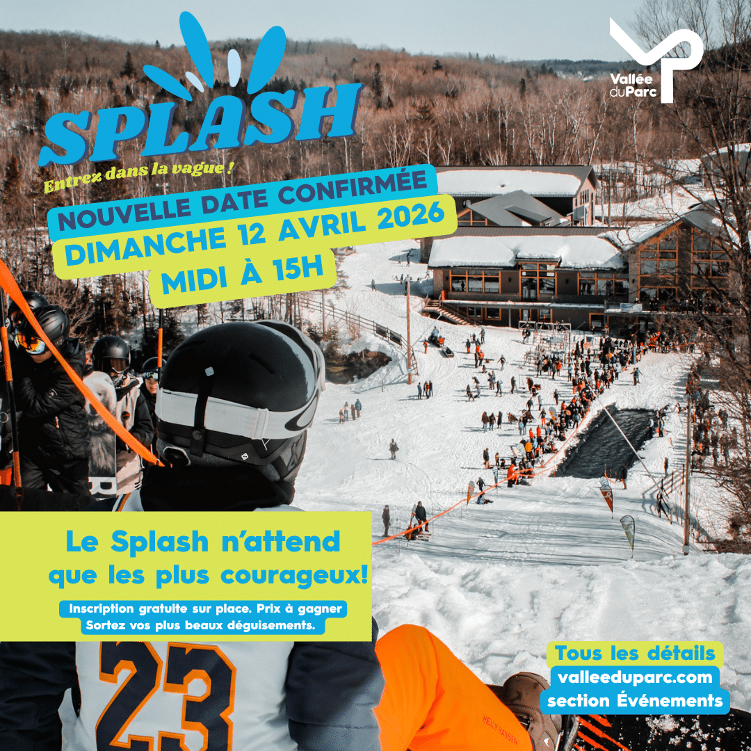 Le Splash à VDP, c&rsquo;est le dimanche 12 avril!