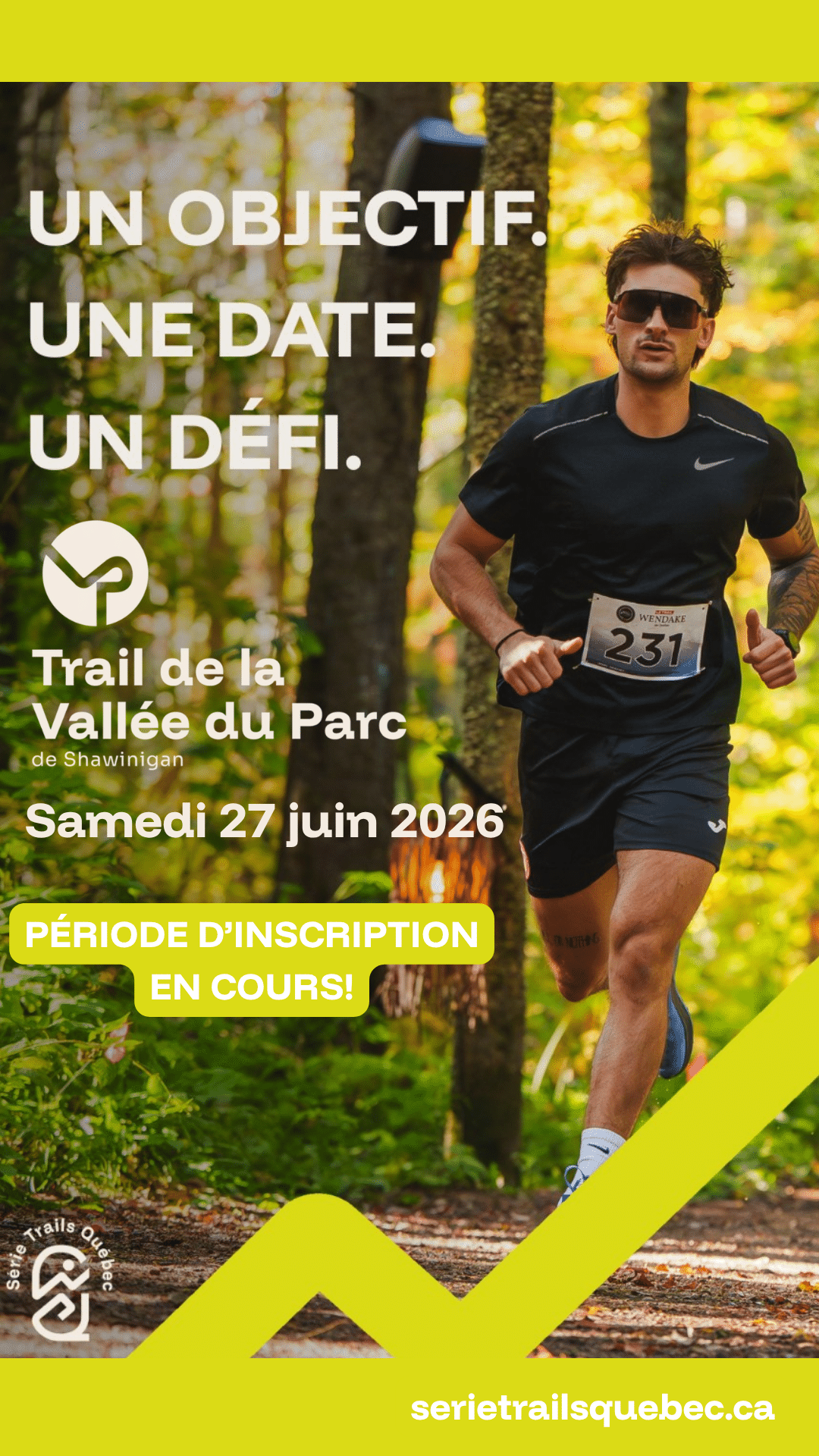 Inscription en cours – 2e édition du Trail de la Vallée du Parc (27 juin 2026)